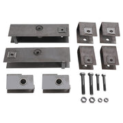 DURAFORCE Trailer Hanger Kit for slipper spring 10K lbs Tandem axle spacing Universal