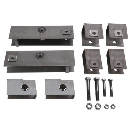 DURAFORCE Trailer Hanger Kit for slipper spring 10K lbs Tandem axle spacing Universal