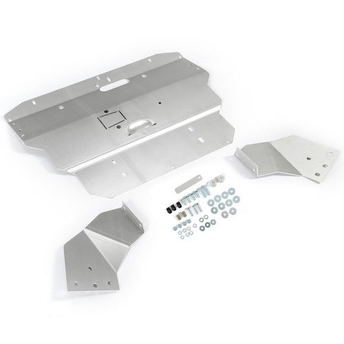 Aluminum Lower Skid Plate Silver for Audi A4 S4 B5 B6 B7 96-08