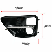 DURAFORCE LED Fog Lights & Covers Daytime Running Light DRL For 2015-2017 Subaru WRX STI