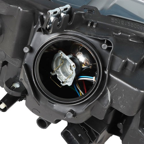 DURAFORCE Driver Left Side Headlight Assembly W/LED DRL Chrome For Ford Fusion 2017-2019