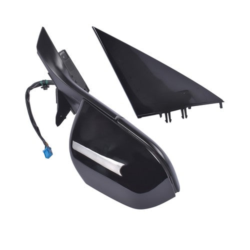 DURAFORCE Right Side Passenger Side Mirror Power Folding Black For Tesla Model 3 M3 17-23
