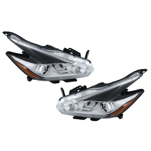 DURAFORCE Left+Right LED W/DRL For Nissan Murano 2015-2018 Headlamps Headlights Assembly