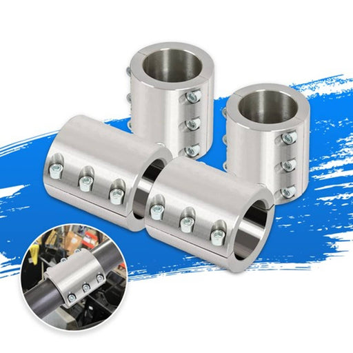 DURAFORCE 4 Steel Tube Clamps Weldable Bolt On 1.75 Inch 1 3/4 Inch Roll Cage Mounts