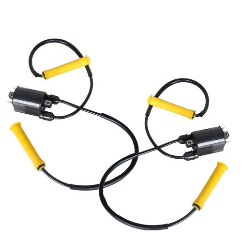 DURAFORCE 2X Ignition Coil W Wire Cap For HONDA VTX1300 R/T/S/C 2004-09 VT1300 2010-20 NEW
