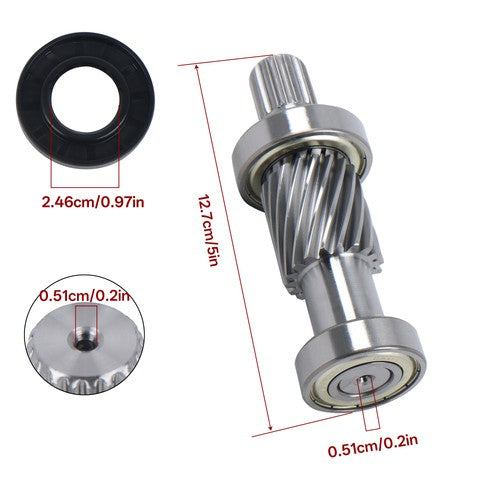 DURAFORCE Input Shaft Kit Fit For EZGO RXV Electric Golf Cart 620329 2008 and Up New