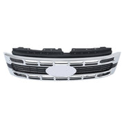 DURAFORCE New Plastic Front Upper Bumper Grille Chrome Trim For Ford F250 XL/XLT 2023-2024