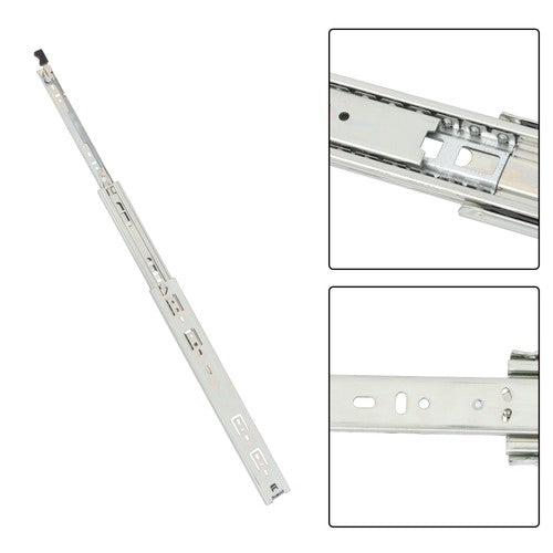 DURAFORCE 1 Pair 18 Inch 150 Lb Capacity Heavy Duty Locking Drawer Slides