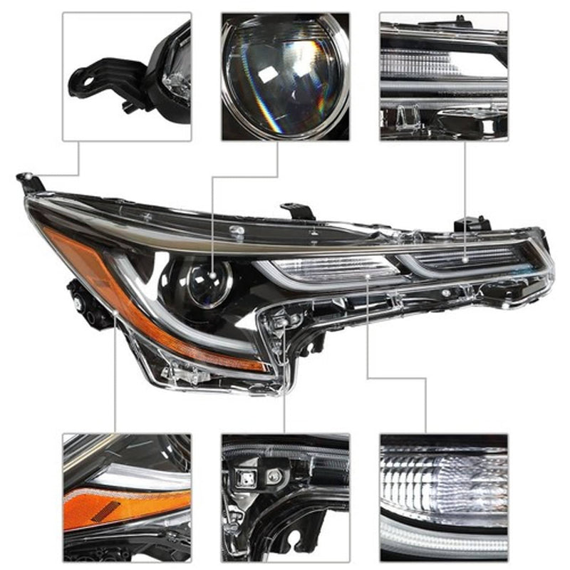 DURAFORCE Headlight Headlamp Fit For Toyota Corolla 2020-2021 Left & Right Side LH RH