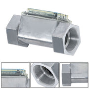 DURAFORCE 1.5inch 10.5-74 GPM Digital Turbine Flow Meter For Liquid Flow Meter