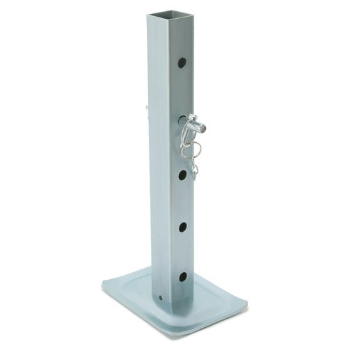 DURAFORCE Adjustable Drop Leg Foot pad w/Pin For Jacks w/2”Square Tube For Trailer 8000LBS