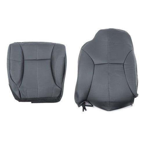 DURAFORCE Black Driver Bottom & Top Seat Cover For Dodge Ram 1500 2500 3500 SLT 1998-2002