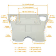 DURAFORCE Aluminium Front Engine Skid Plate Undercover For Toyota Tacoma 05-2015 Silver