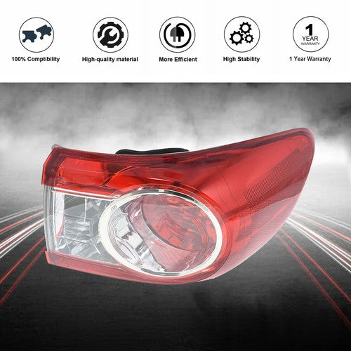 DURAFORCE Fit For Toyota Corolla 2011-2013 Right Passenger Side Tail Combo Light TO2805111