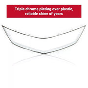 DURAFORCE Front Chrome Grille Grill Trim Frame For 2016-2018 Acura ILX Base 71122TX6A51