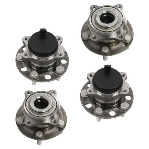 DURAFORCE 4pc For Hyundai Sonata Tucson Kia Optima Front Rear Wheel Bearing & Hub Assembly