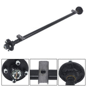 DURAFORCE For trailers RVs trucks 4 lug-4' 57' Hub Face Trailer Axle w/ U-Bolt Kit 2000lbs