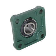 DURAFORCE 10PCS UCF205-16 Pillow Block Flange Bearing 1" Bore 4 Bolt Solid Base