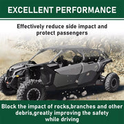 DURAFORCE Aluminum Lower Door Inserts Panels for Can Am Maverick X3 Max Turbo 2017-24 2021