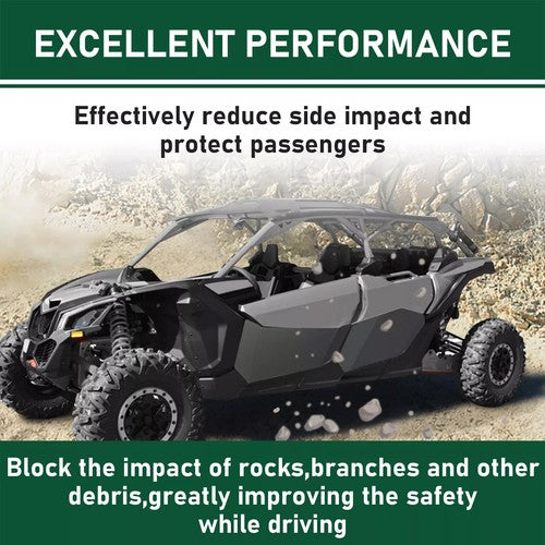 DURAFORCE Aluminum Lower Door Inserts Panels for Can Am Maverick X3 Max Turbo 2017-24 2021