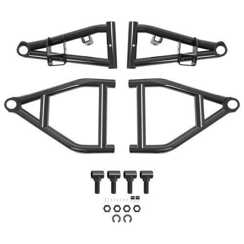DURAFORCE Black High Clearance Front A Arm Kit For Kawasaki Teryx 2012 Up #AA-K-TRX4-HC-02