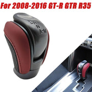 DURAFORCE For 2008 2009 2010-2016 GT-R GTR R35 SHIFTER SHIFT LEVER KNOB RED BLACK LEATHER