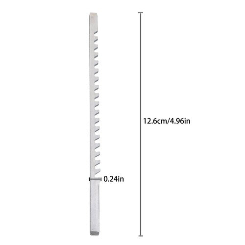 DURAFORCE 1/8" A Style 1/8" x 5" HSS Standard Keyway Broach With Shim LOC 13/64-1-1/8" New