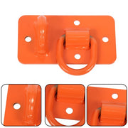 DURAFORCE 3/8" Tractor Bucket Hooks with Tie Down Ring, Grade 70 Forged Steel 2 Pack Bolt