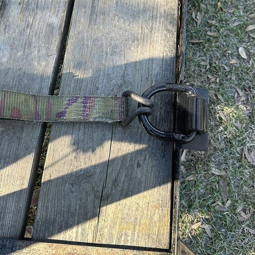 DURAFORCE Black 2Pk Adjustable Trailer Stake Pocket D-Ring Heavy Duty Load Limit 5400lbs