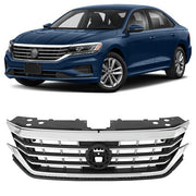 DURAFORCE For 2020 2021 2022 Volkswagen VW Passat Front Chrome Grille Grill Assembly