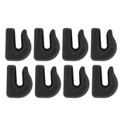DURAFORCE 8Pcs G70 3/8" Weld On Chain Grab Hook Tow Hook Tractor Bucket Trailer Tie Down