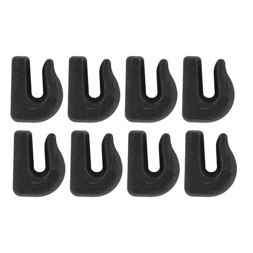 DURAFORCE 8Pcs G70 3/8" Weld On Chain Grab Hook Tow Hook Tractor Bucket Trailer Tie Down