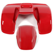 DURAFORCE Front and Rear Fender Painted Red Plastic New For Honda ATC70 1978-1985