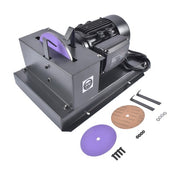 DURAFORCE Lawn Mower Blade Sharpener 2/3HP 500W AC120V 60Hz with Sandpaper & 40° Bracket