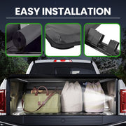 DURAFORCE 6.5FT Soft Roll Up Tonneau Cover Truck Bed w/Lamp For Ford F150 Heritage 97-04