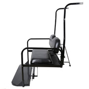 DURAFORCE Flip Folding Rear Seat Kit Back Seat For 2000.5-Up Club Car DS Golf Cart 400 lbs