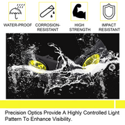 DURAFORCE Yellow Lens Front Driving Fog Light Kit Harness for 2001-2003 for Honda Civic