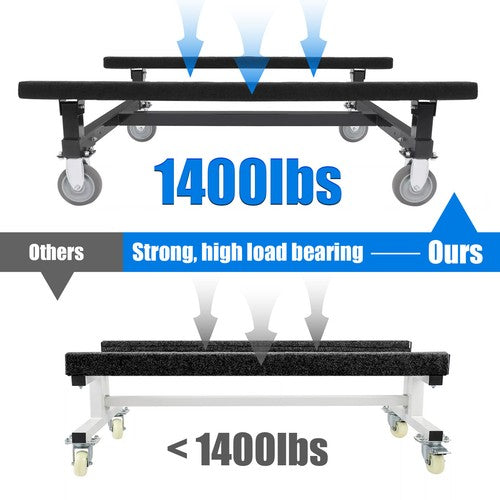 23x17 1400lbs Capacity Watercraft Dolly Boat Jet Ski Stand Storage Cart