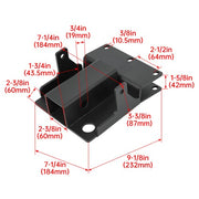 DURAFORCE For Kawasaki Mule 600 / 610 / SX 4x4 XC Heavy Duty 2" Receiver Trailer Tow Hitch