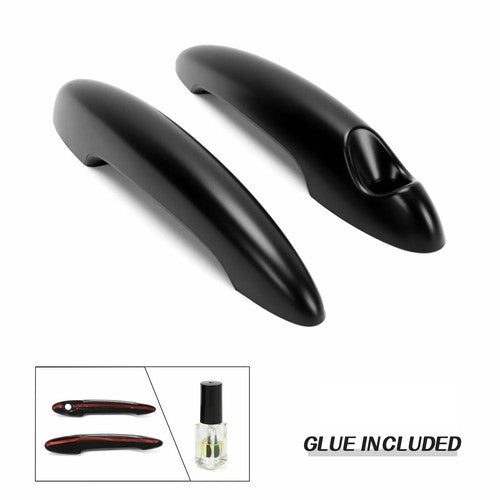 DURAFORCE Pair Door Handle Covers Matte Black For Mini Cooper S R50 R52 R53 R55 R56 01 16