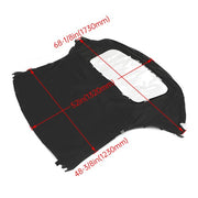 DURAFORCE Convertible Soft Top Plastic Window Replace For Porsche Boxster 986 1997-2002