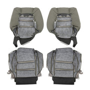 DURAFORCE New For Honda Accord 2008-2012 Driver & Passenger Bottom Top Seat Cover Gray