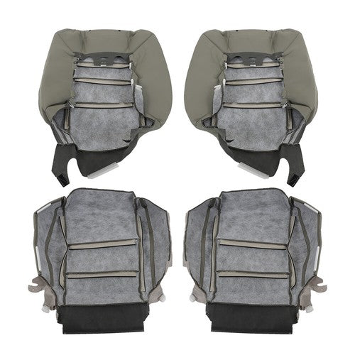 DURAFORCE New For Honda Accord 2008-2012 Driver & Passenger Bottom Top Seat Cover Gray