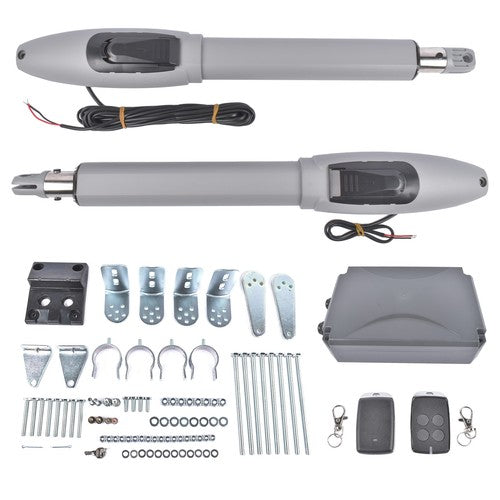 DURAFORCE Automatic Dual Swing Gate Opener Kit Remote Control For Doors up to 300kg*2 110V