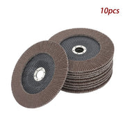 DURAFORCE 10 Pack Flap Disc 40 Grit 7" x 7/8" Type #29 Angle Grinder Grinding Wheel