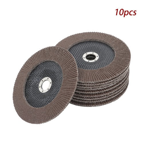 DURAFORCE 10 Pack Flap Disc 40 Grit 7" x 7/8" Type #29 Angle Grinder Grinding Wheel