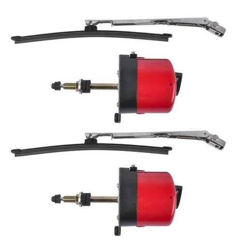 DURAFORCE Stainless Windshield Wiper Motor Kit for Street Hot Rod Universal Boat Chevy