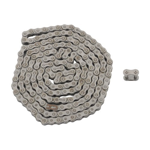 DURAFORCE 50H Heavy Duty Roller Chain 10 Feet w/Connecting Link with 2 connectors