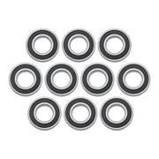 DURAFORCE 10 Pcs Premium 6208 2RS ABEC3 Rubber Sealed Deep Groove Ball Bearing 40x80x18mm