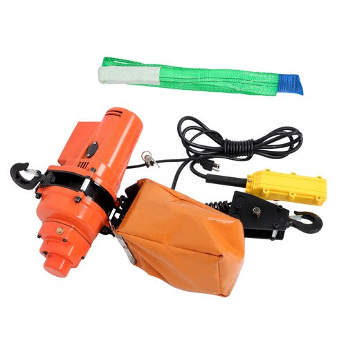 DURAFORCE 2200lbs Electric Chain Hoist 110V 10ft Lifting Height,10ft Wired Remote Control